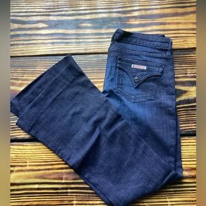 Hudson Jeans Blue Wide Leg Denim Jeans Size 27